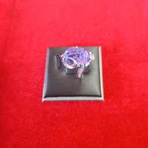 Nhẫn Hồ Ly Thạch Anh Tím Bản Lớn – Thu Hút &amp; May Mắn